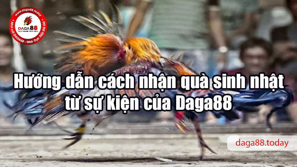 Hướng dẫn cách nhận quà sinh nhật từ sự kiện của Daga88